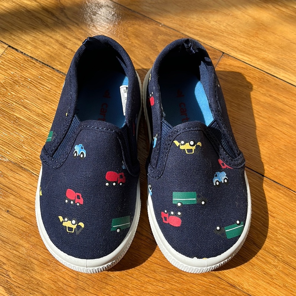 NWOT Carter’s trucks slip on sneakers